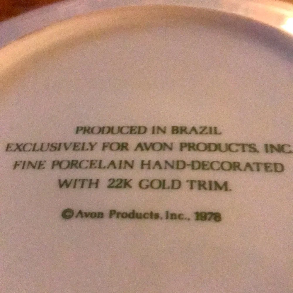 1978 Avon Plate